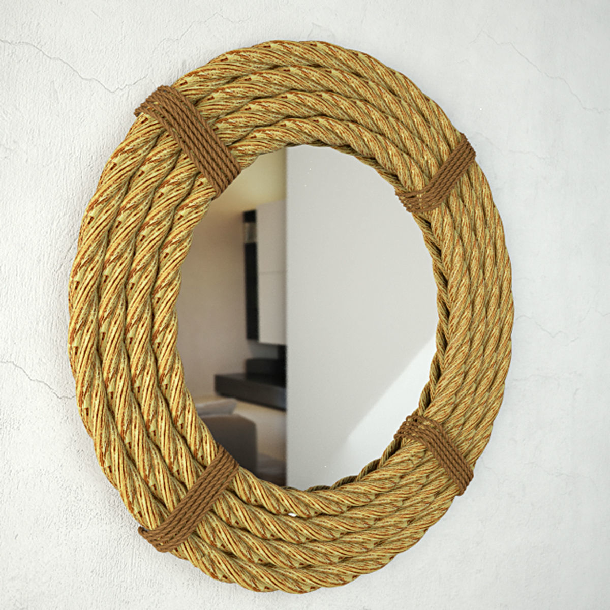 Rope Mirror 3D model_3