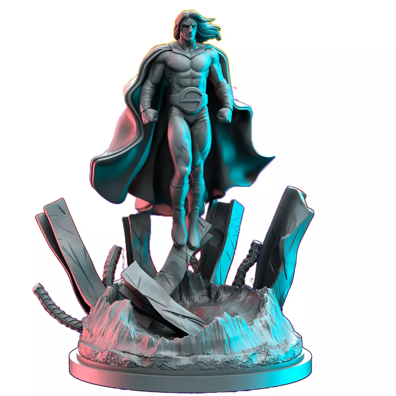 Watchman 3D Print STL Miniature RPG 3D print model