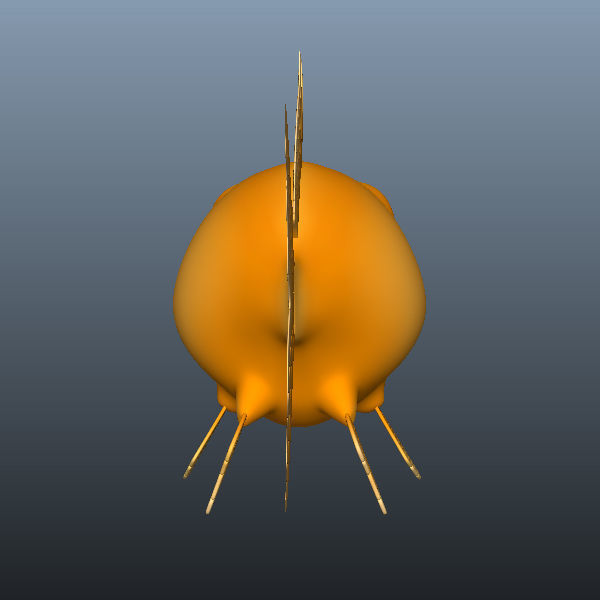 Fish cartoon 3D model_13