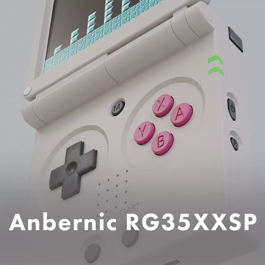 Anbernic RG35XXSP Retro Handheld Console 3D model