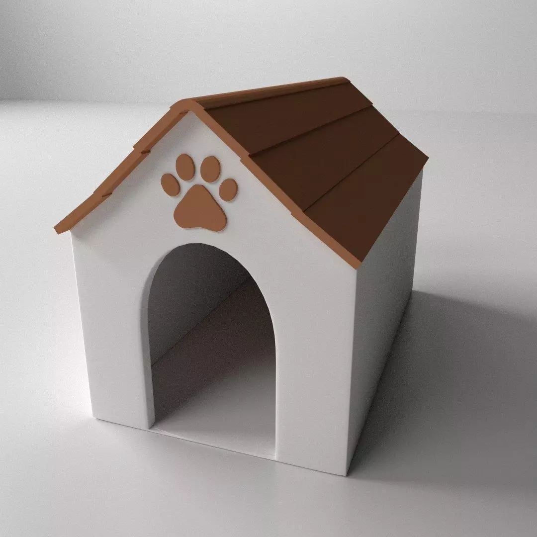 Dog House 3D model_0