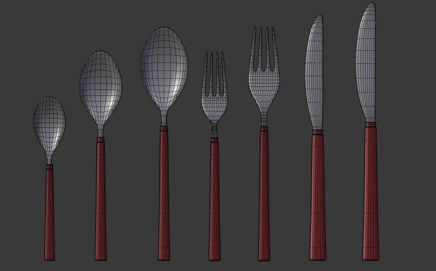 Large Tableware Collection 3D model_50