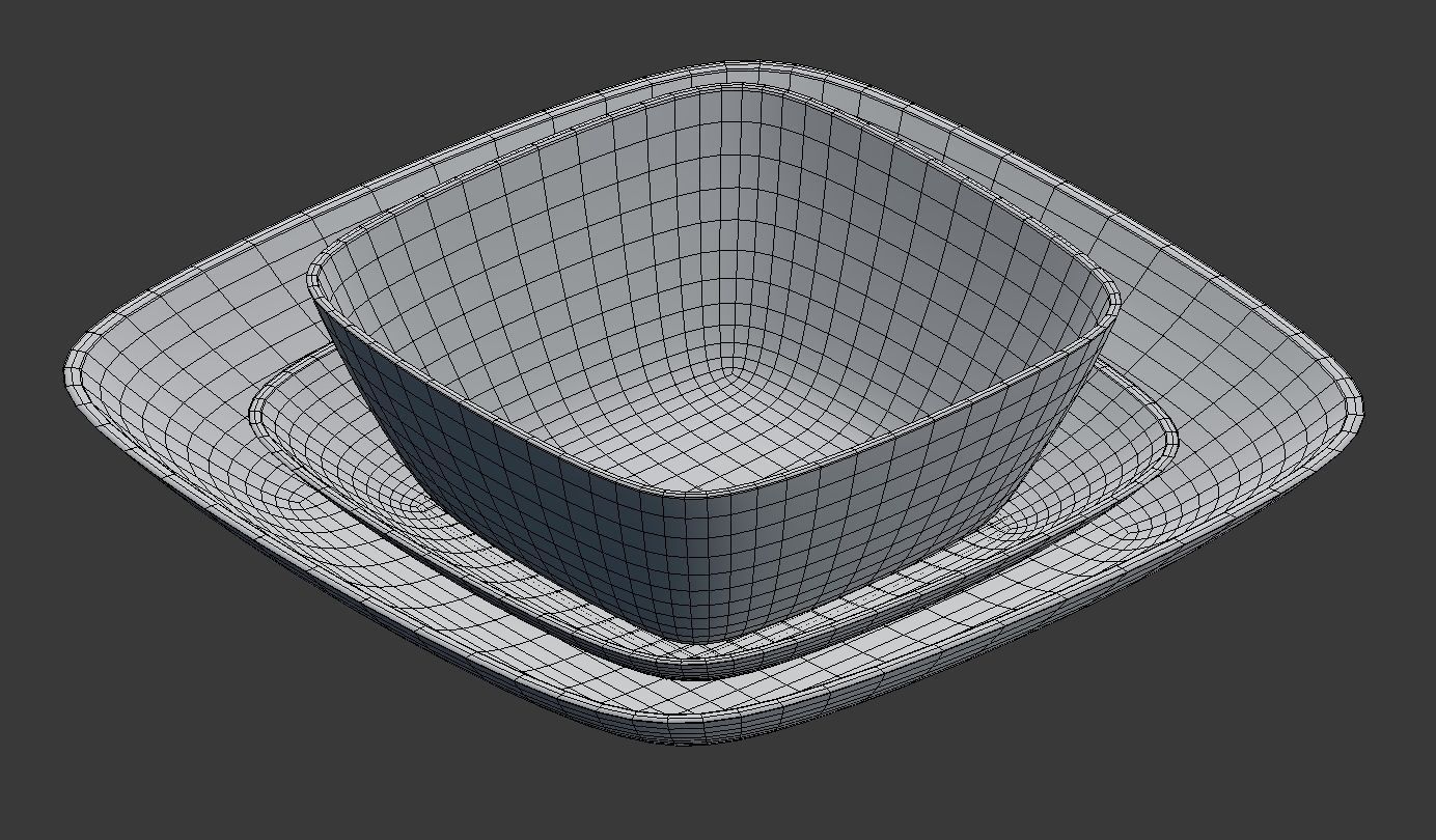 Large Tableware Collection 3D model_49