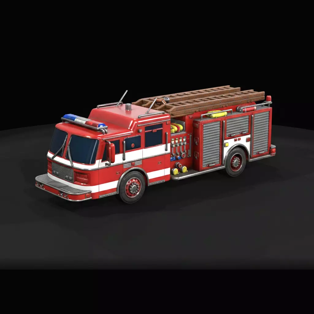 1-87 HO truck red and white livery Printable STL 3D print model
