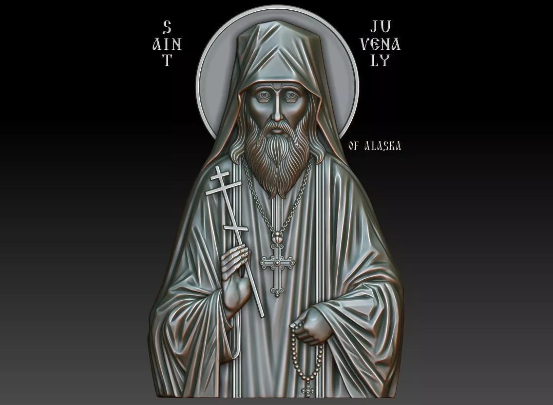 Saint Juvenaly of Alaska 3D print model