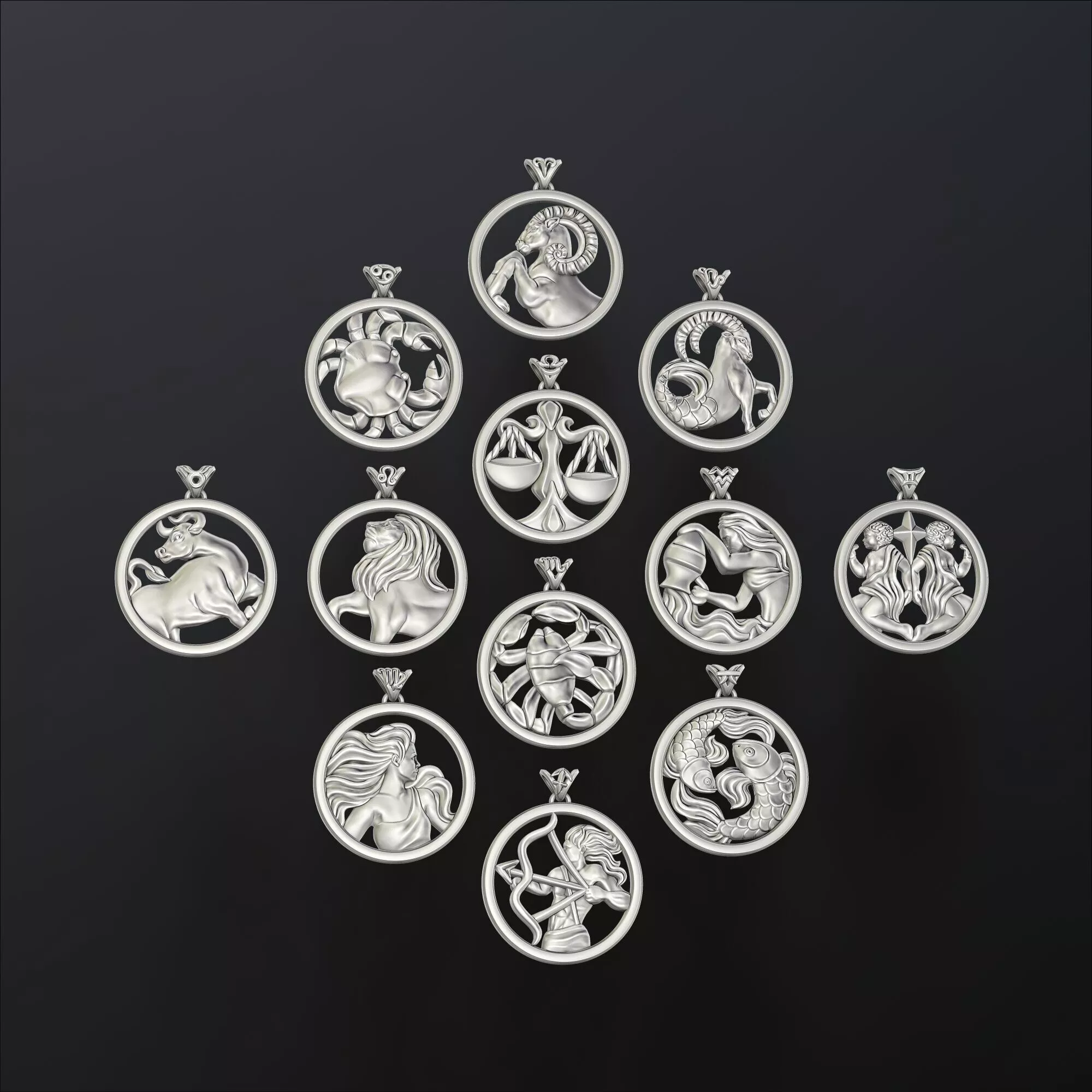 Zodiac Light Pendants Set Pack