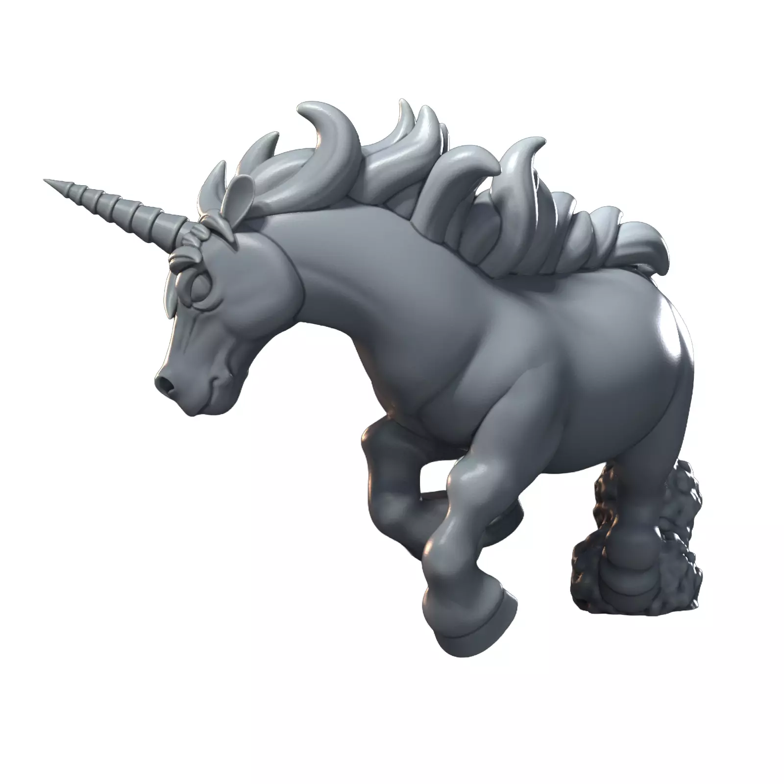 Unicorn 3D Print STL Miniature RPG 3D print model