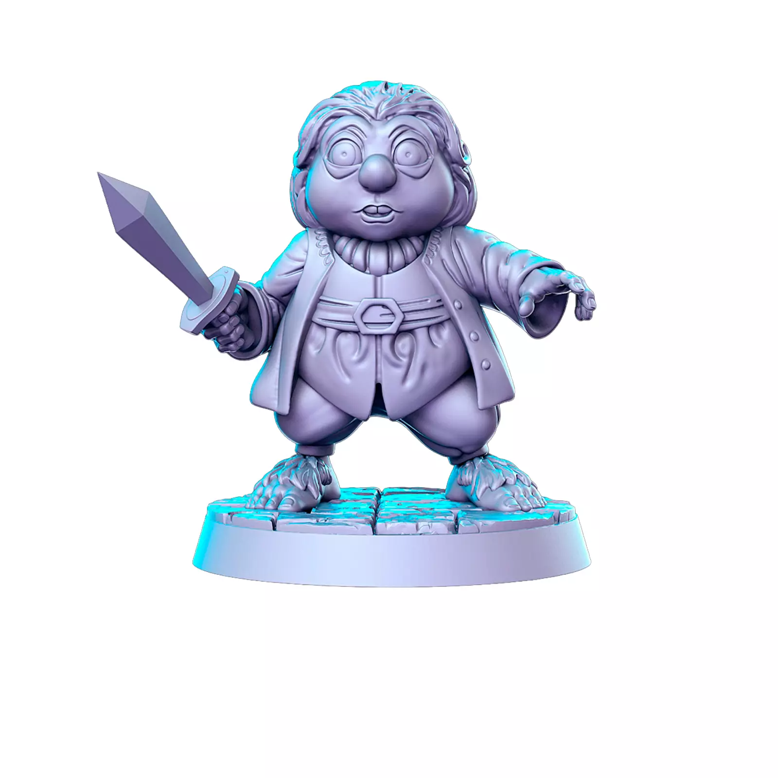 Bilbo 3D Print STL Miniature RPG 3D print model