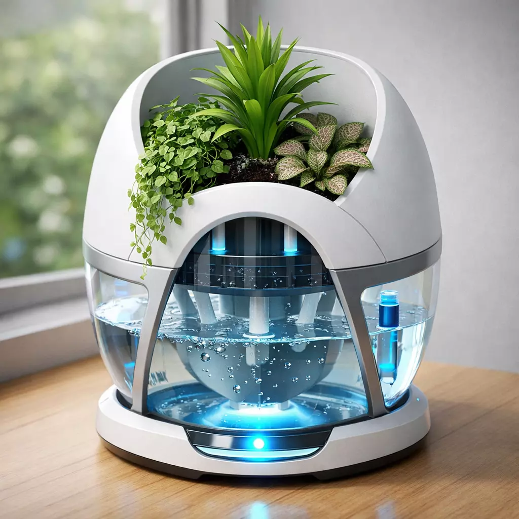 Aetheris Futuristic Desktop Bio Purifier 3D print model