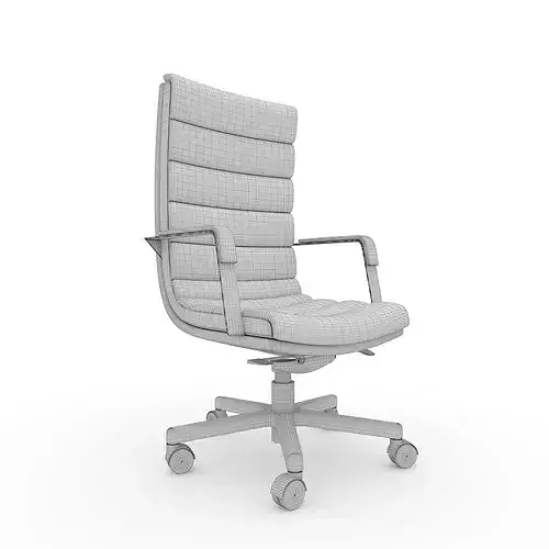 Executive Office Chair 10 3D model 2
