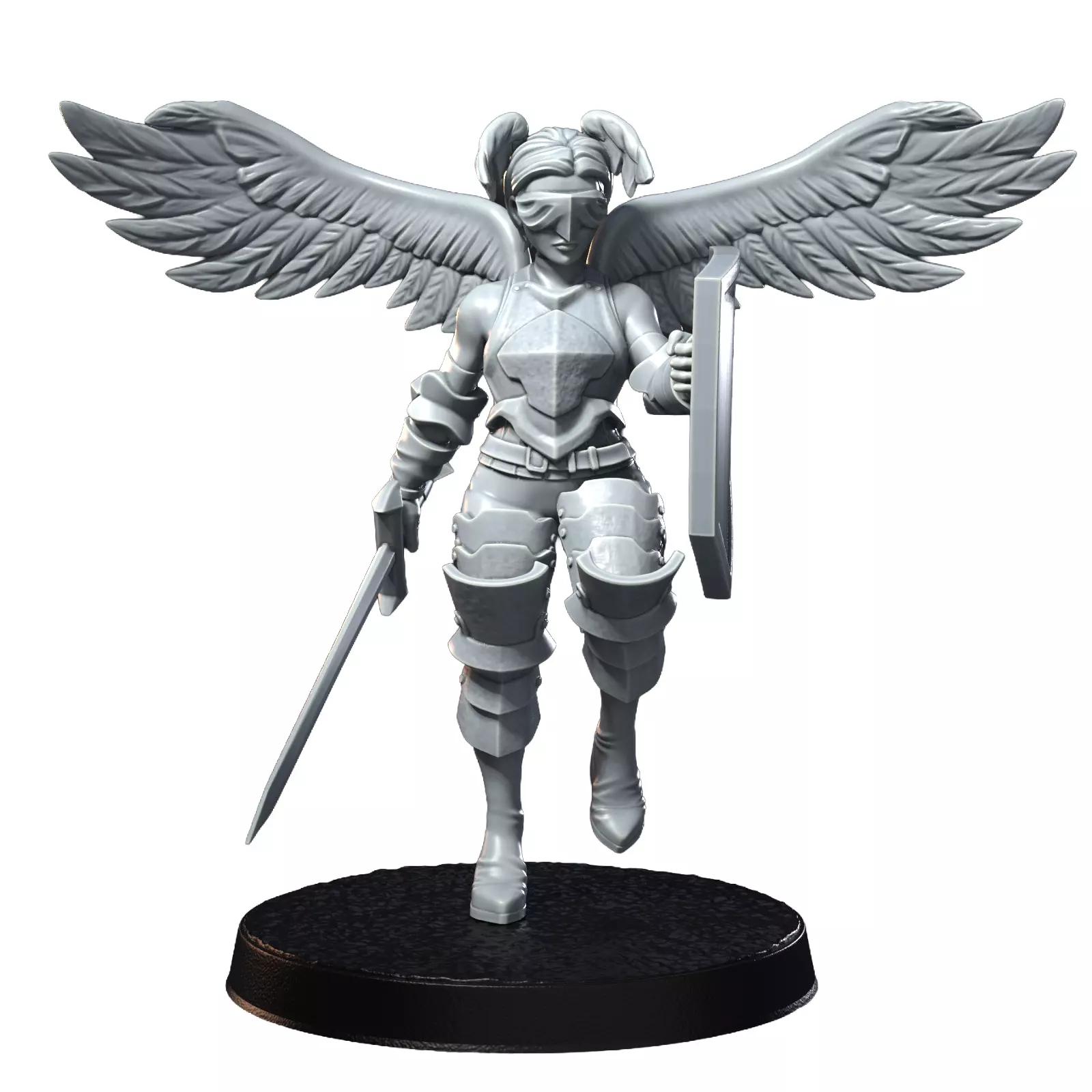 Feathersword 3D Print STL Miniature RPG 3D print model