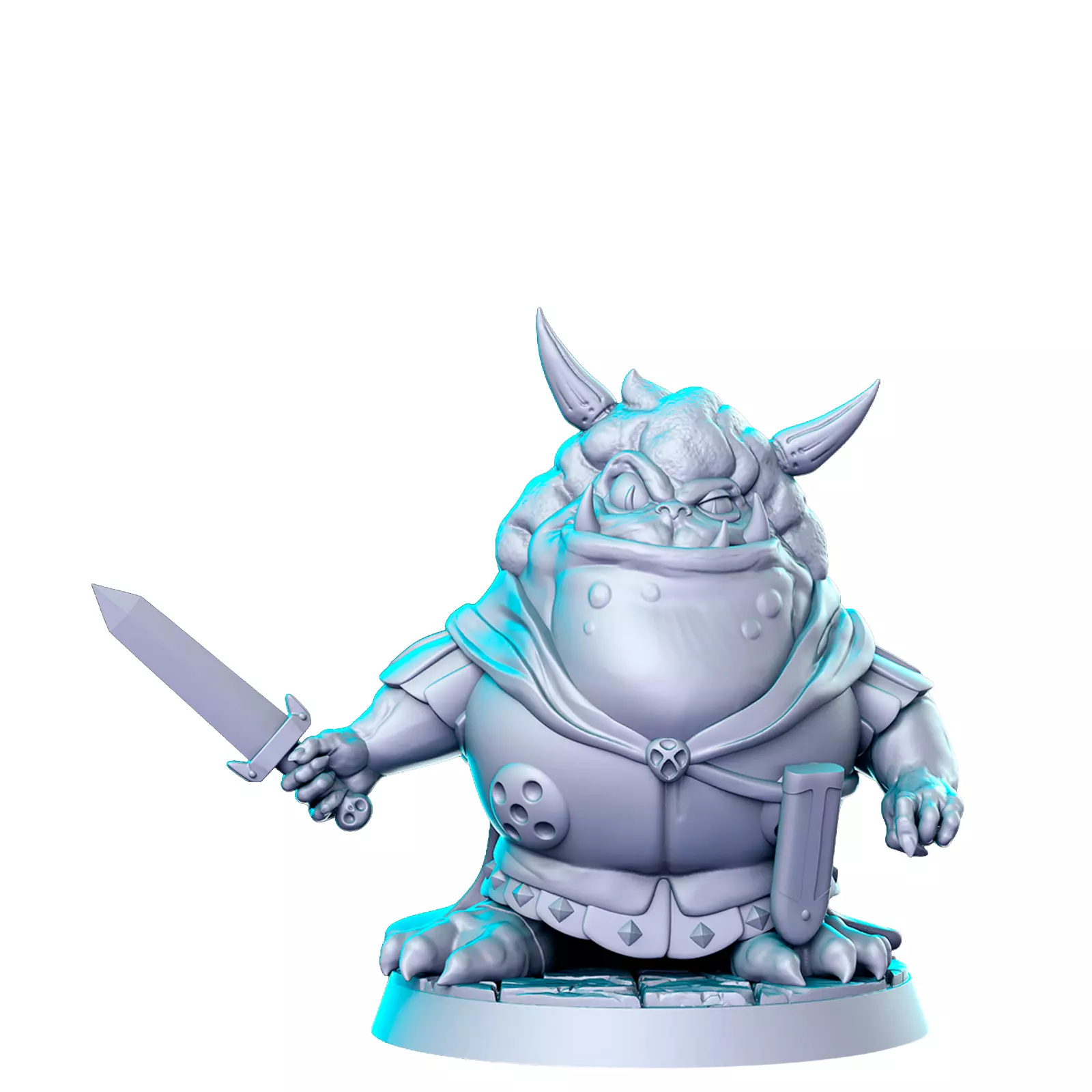 Orc Sword 3D Print STL Miniature RPG 3D print model