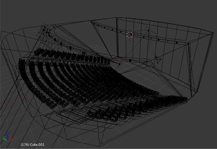Movie Theater  VR Low-poly 3D model_5