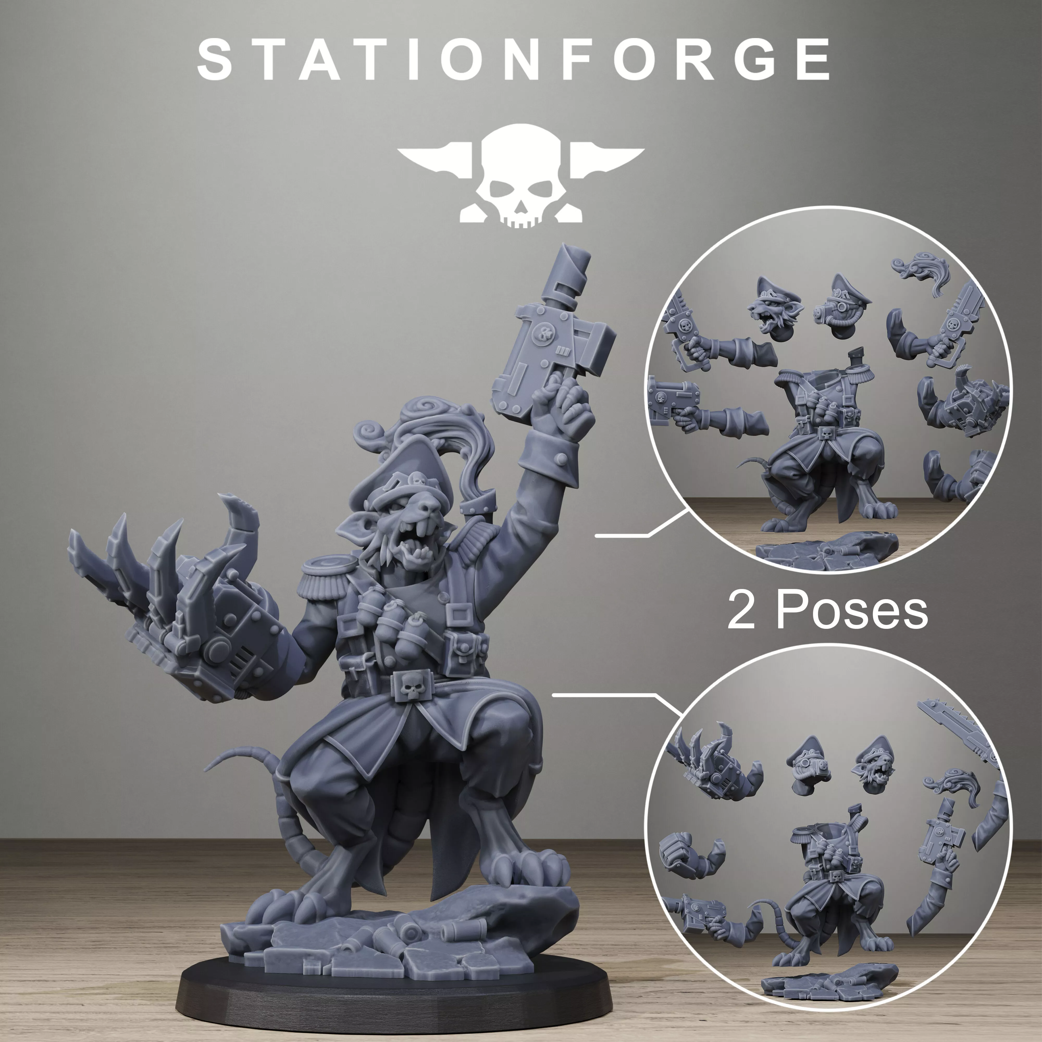 Raticus Officer 3D print model