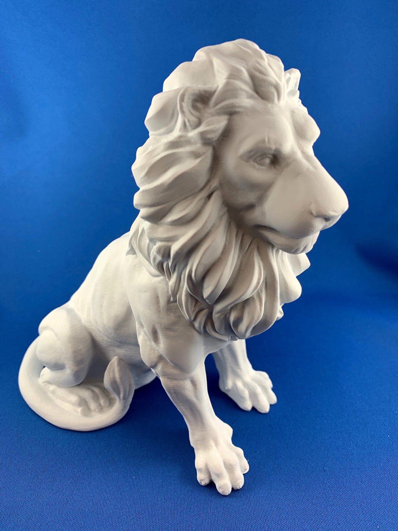 Lion Sculpture 3d print model 2 in 1 3D print model_42