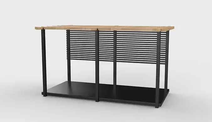 Pergola 02 3D model 4
