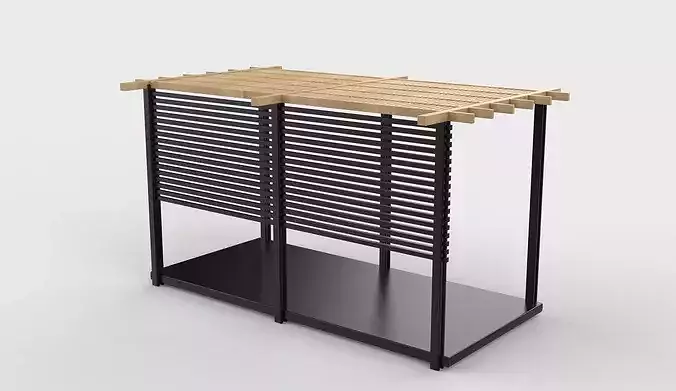 Pergola 02 3D model 2
