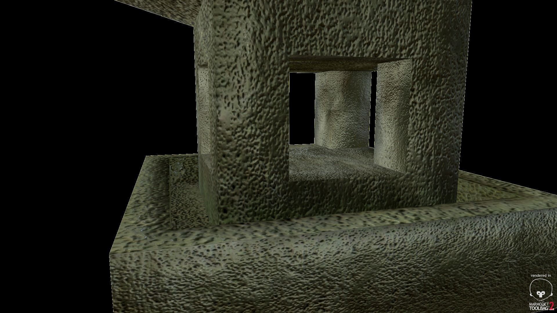 Pagoda chinese Low-poly 3D model_4