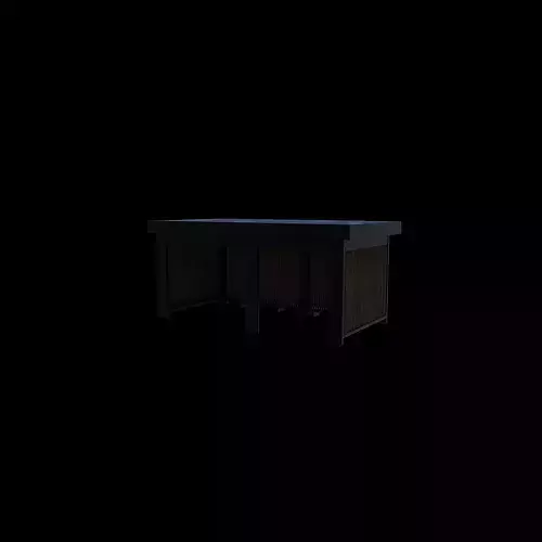 Native Pergola 03 3D model 5