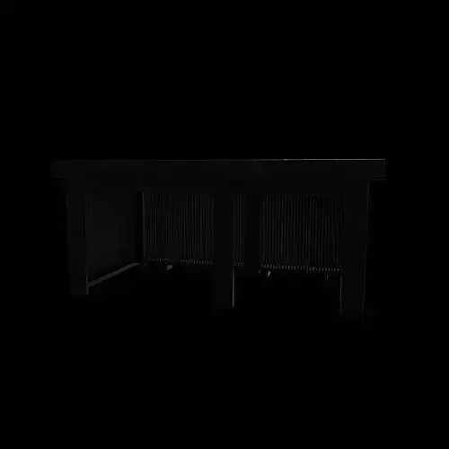 Native Pergola 03 3D model 7