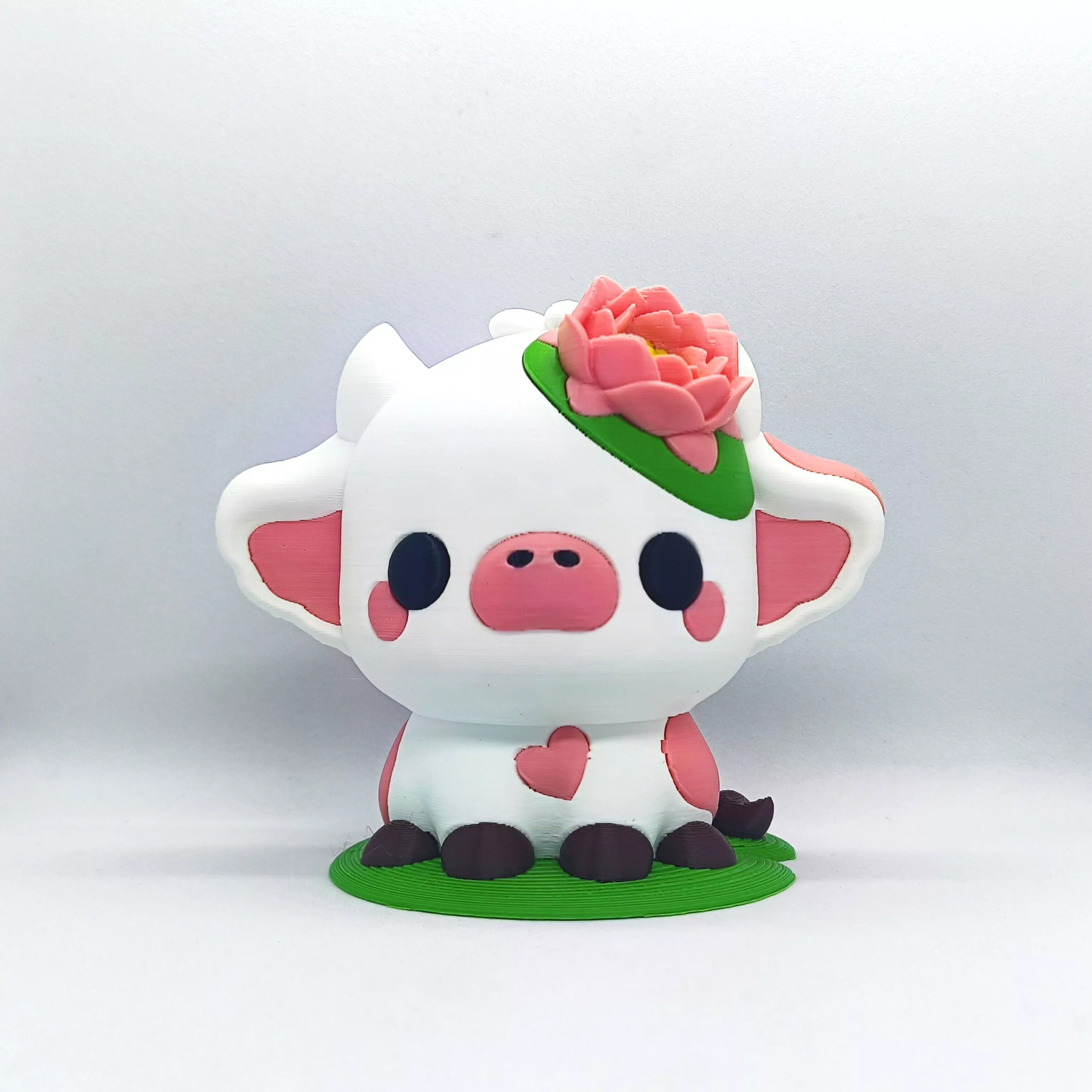 Kawaii Cow - Water Lilly 3D print model