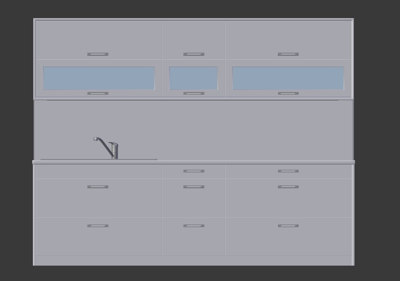 Kitchen Alexa - Small Kitchen Panel -Plus GIFT 3D model_13