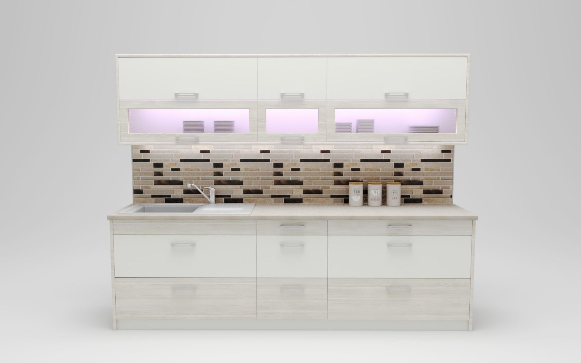 Kitchen Alexa - Small Kitchen Panel -Plus GIFT 3D model_2