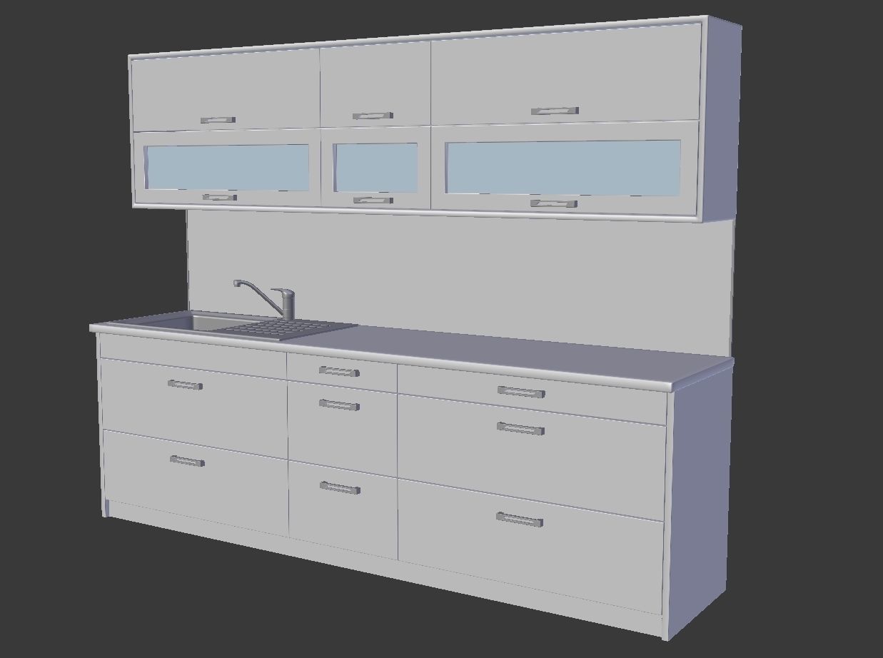 Kitchen Alexa - Small Kitchen Panel -Plus GIFT 3D model_12