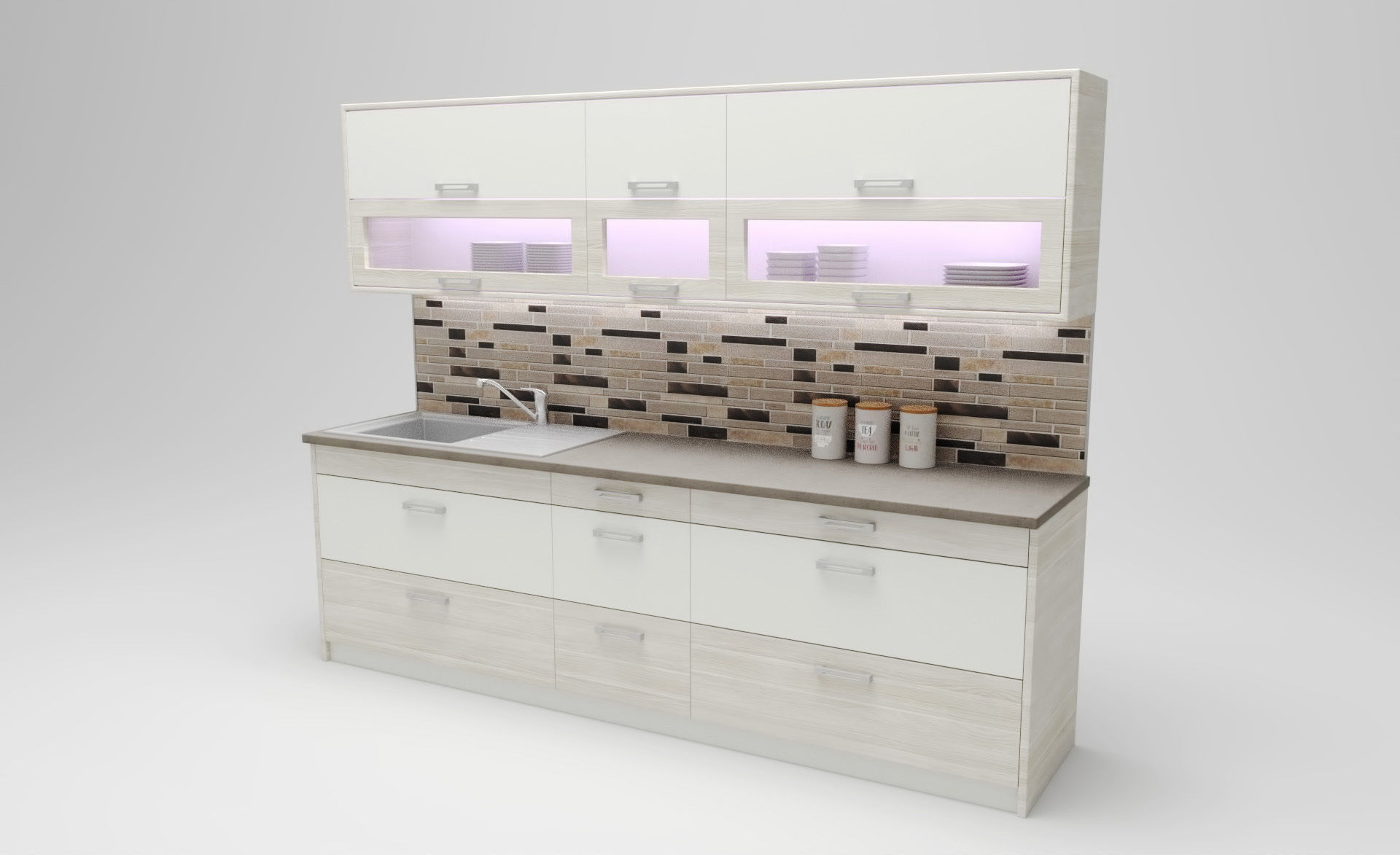 Kitchen Alexa - Small Kitchen Panel -Plus GIFT 3D model_3