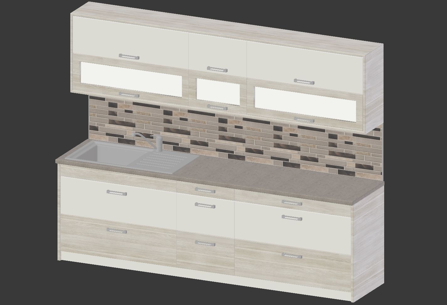 Kitchen Alexa - Small Kitchen Panel -Plus GIFT 3D model_4