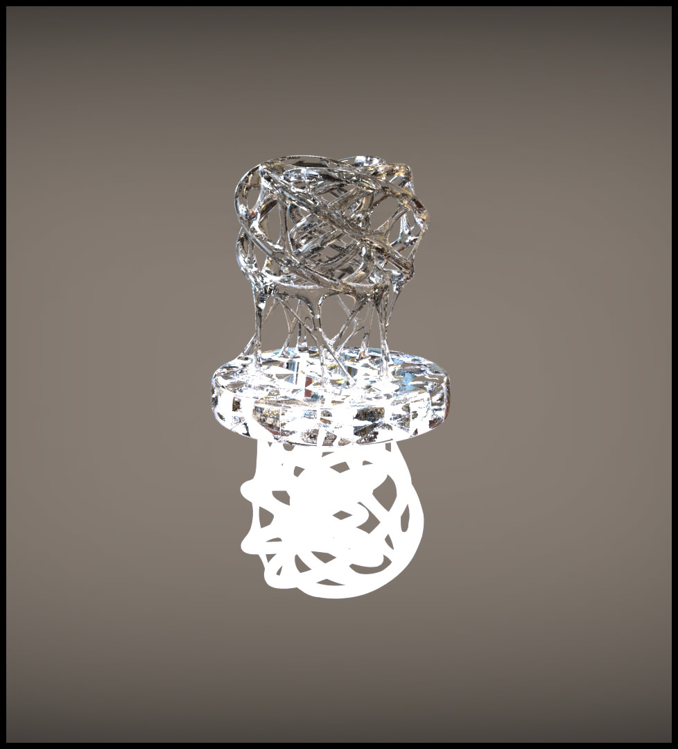 Glass House 3D model_2