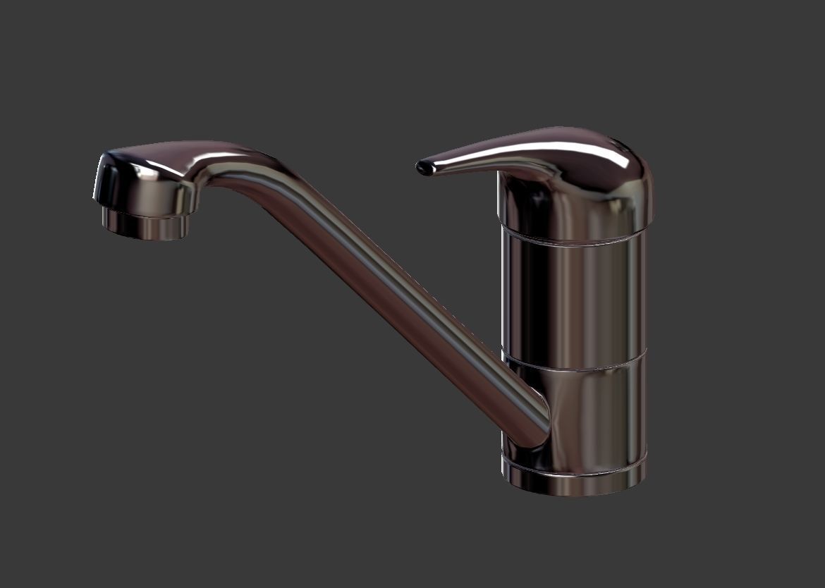 Kitchen Mixer Tap 3D model_5
