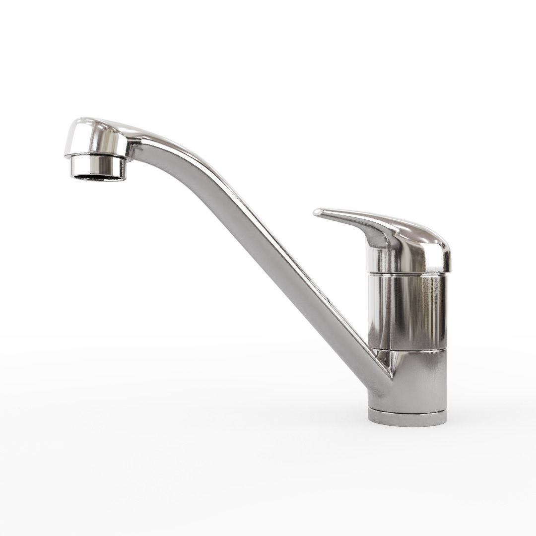Kitchen Mixer Tap 3D model_1