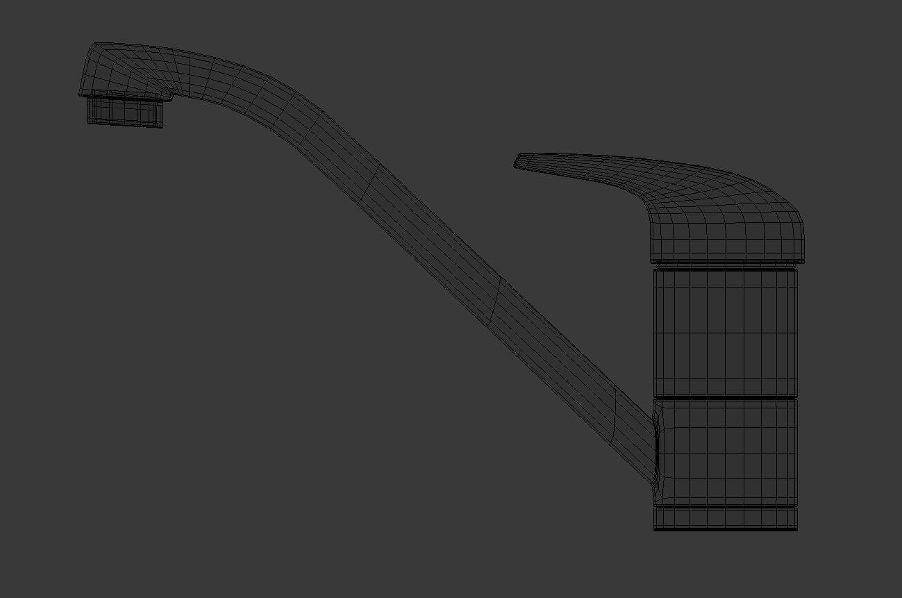 Kitchen Mixer Tap 3D model_8