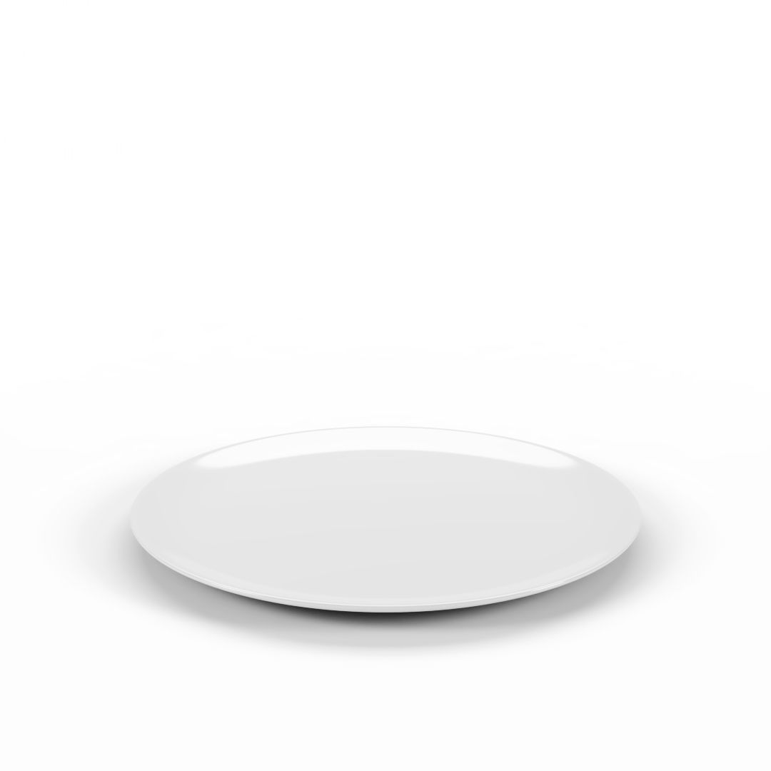 Round Plate Set 3D model_5