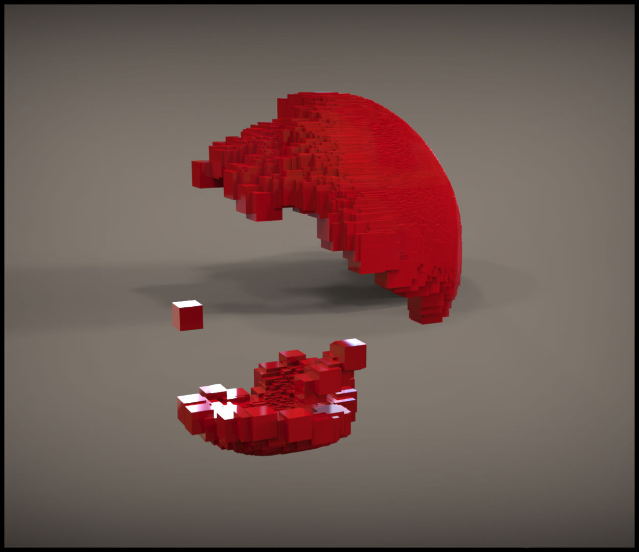 Earth ball 3D model_1