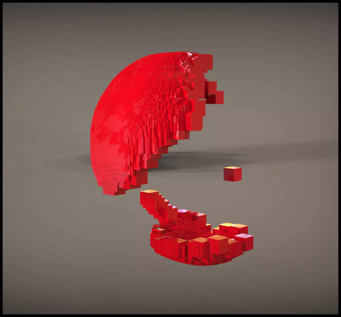 Earth ball 3D model_0