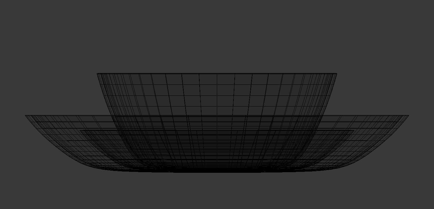 Square Plate Set 3D model_8