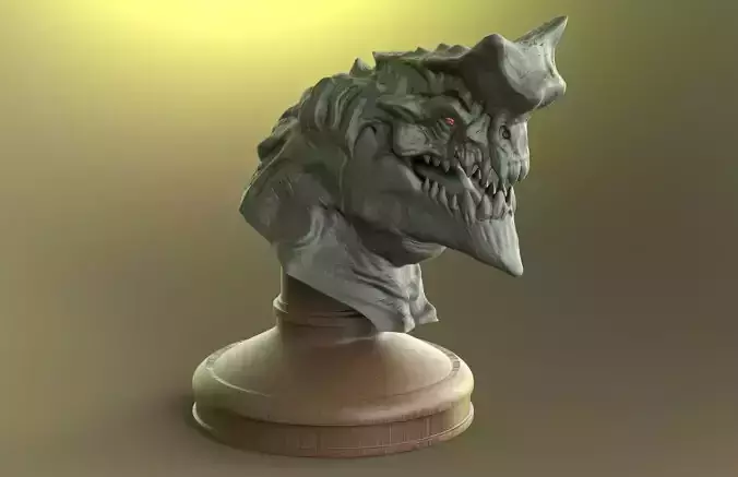 Dragon Bust 3D model