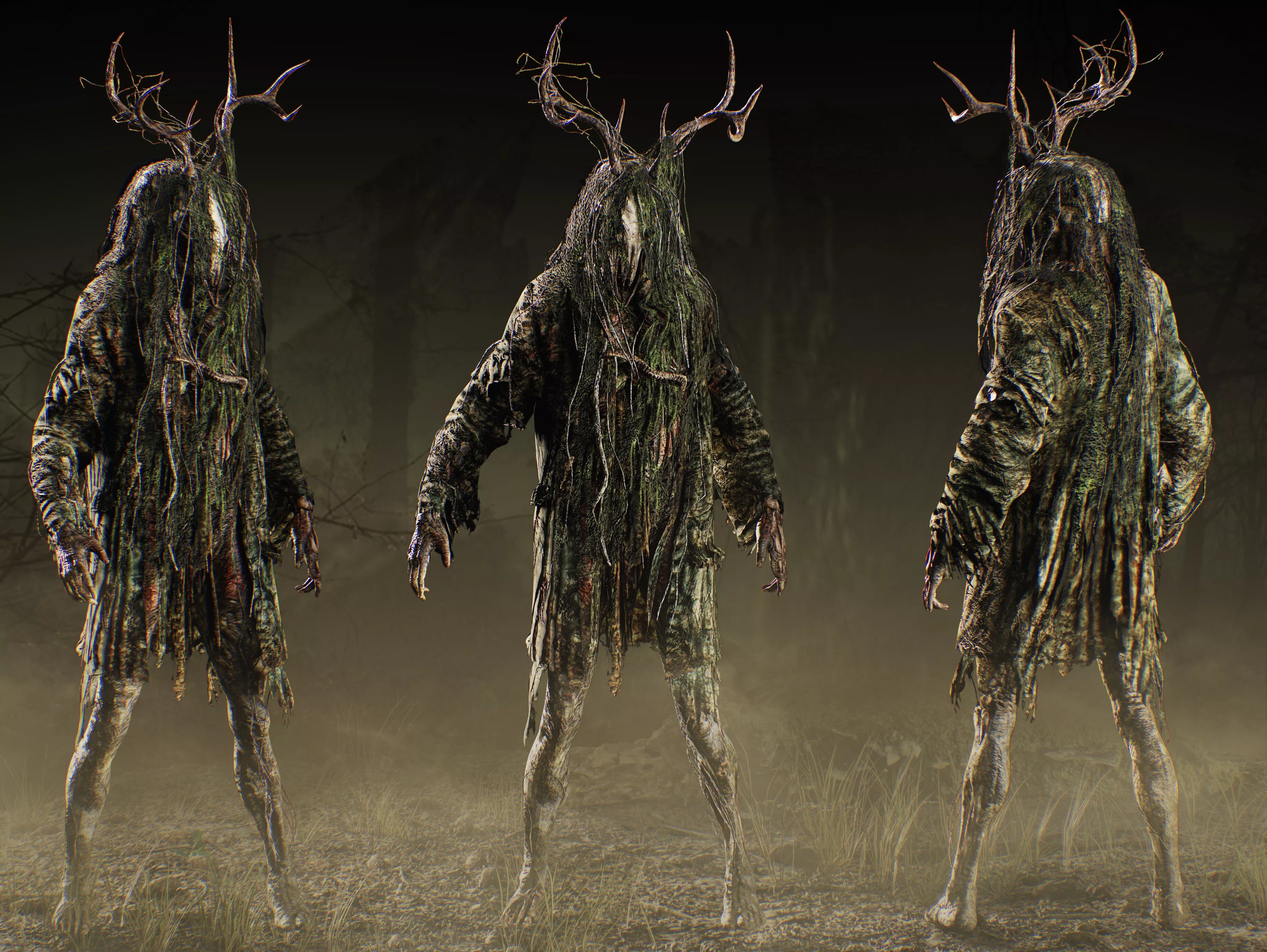 Ancient Forest Spirit Low-poly 3D model