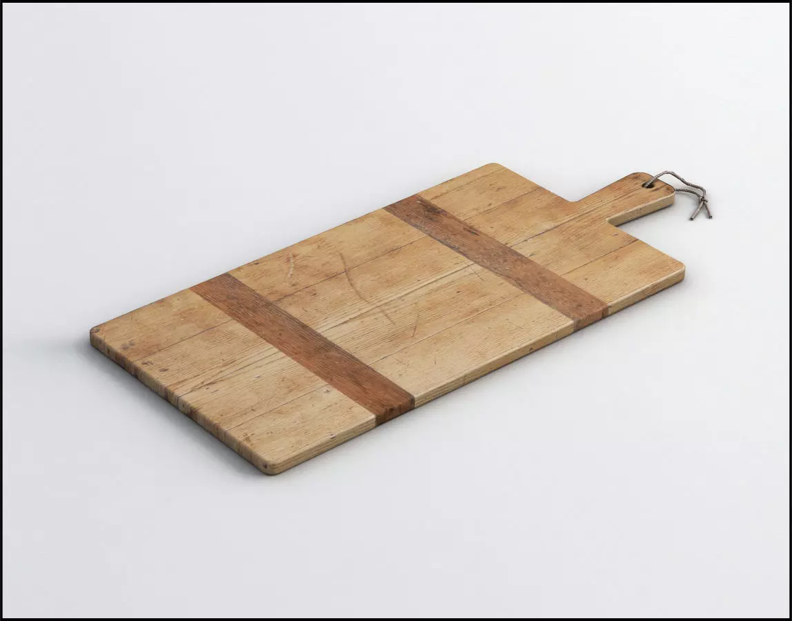 Cutting board 3D model_0