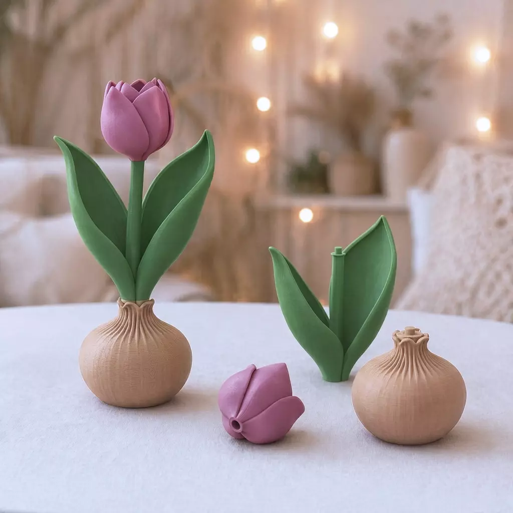 Tulip Bulb Decor 3D print model