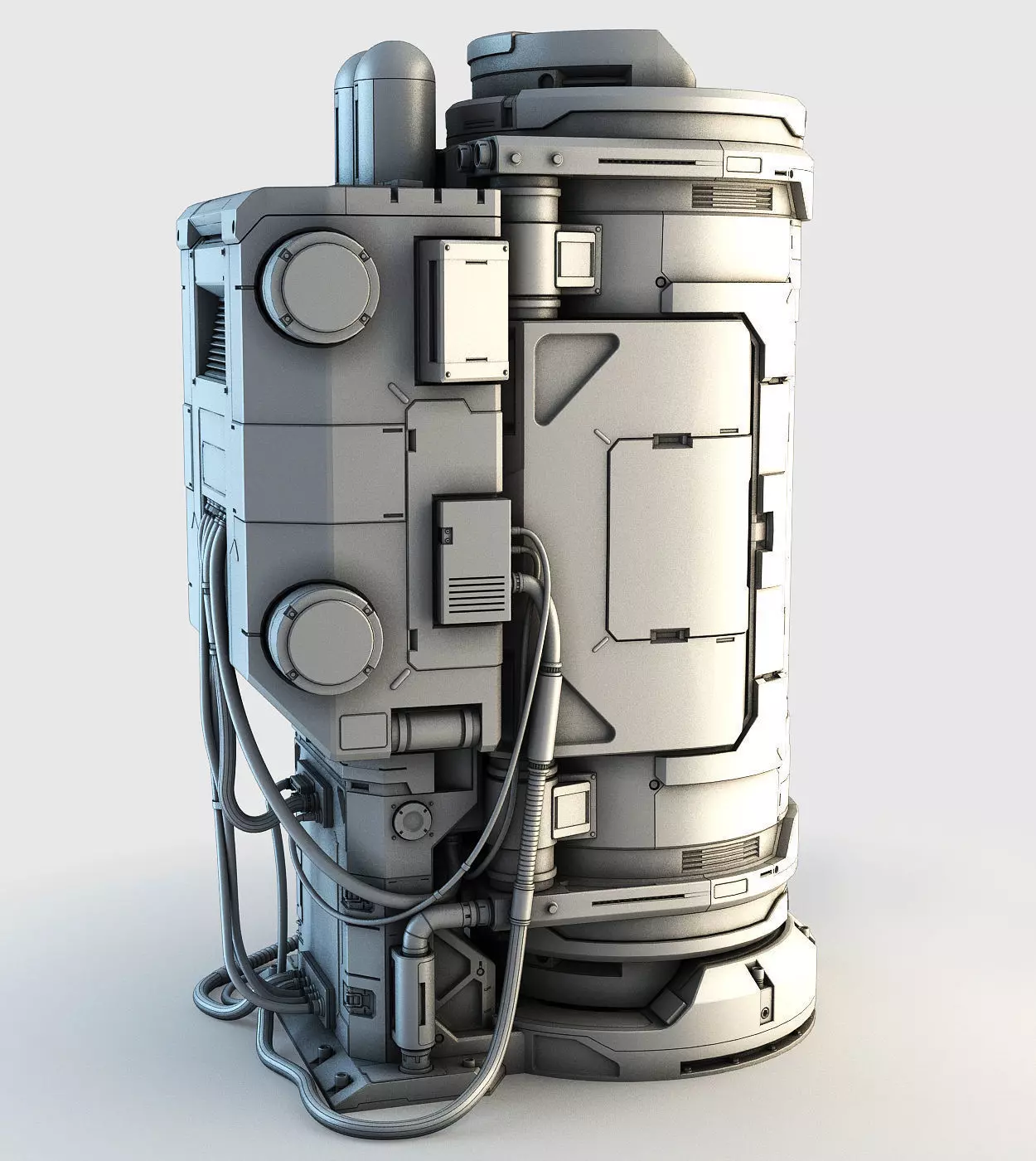 Sci-Fi Elements 3D model_0