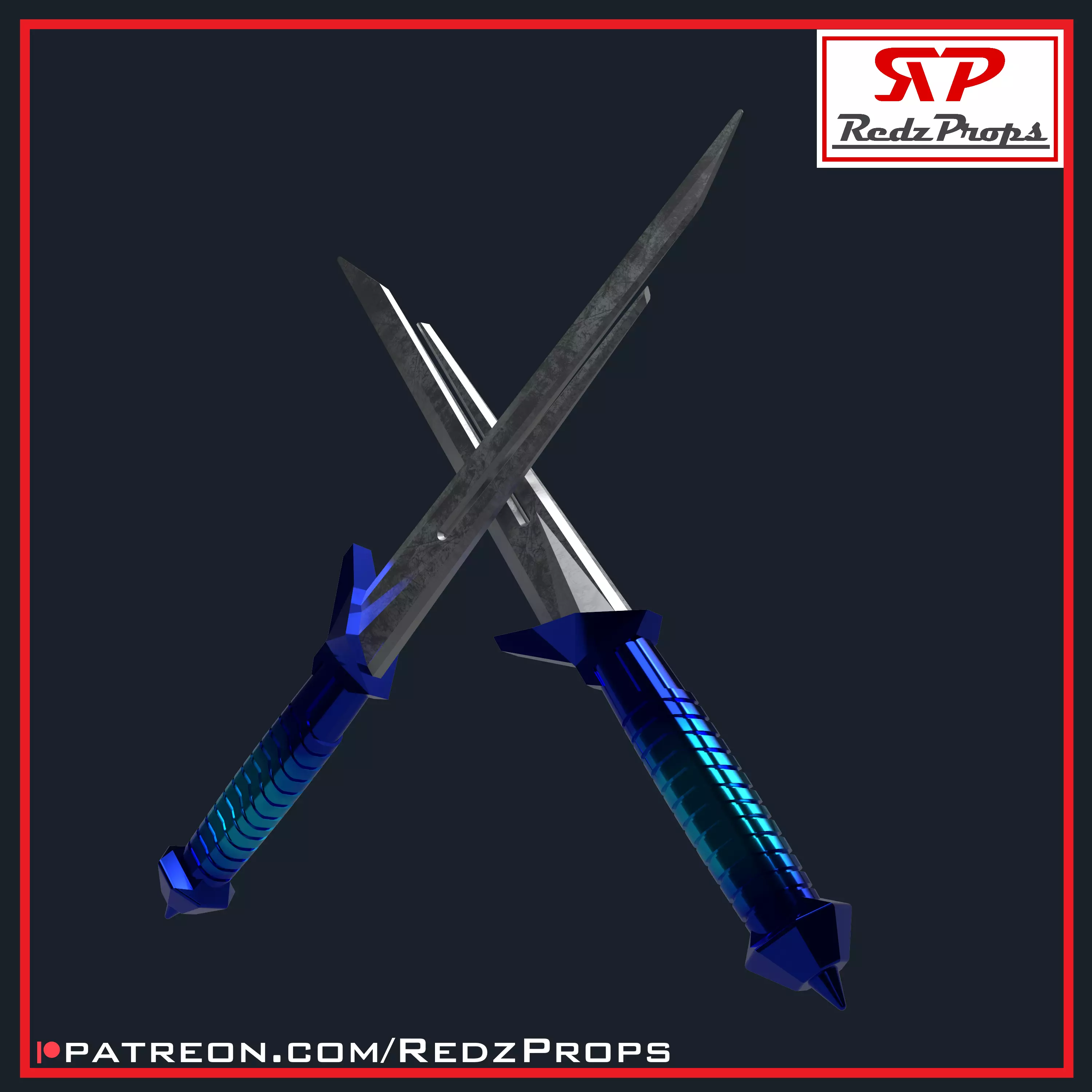Loki Sakaar Daggers Cosplay prop 3D print model