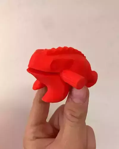 3D Printable Frog Guiro Rasp 3D print model