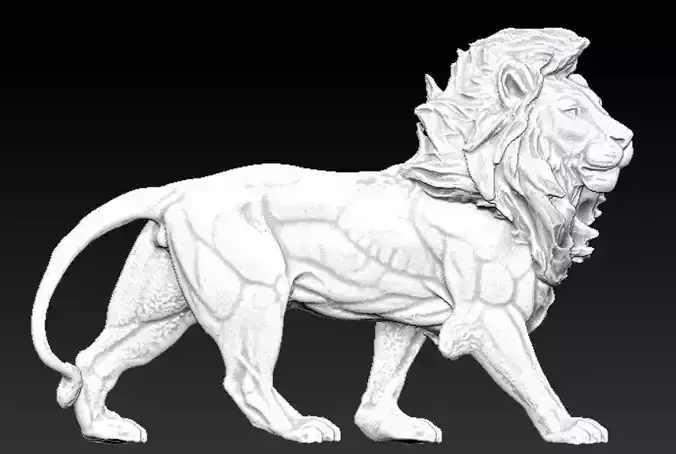 king safari lion statue