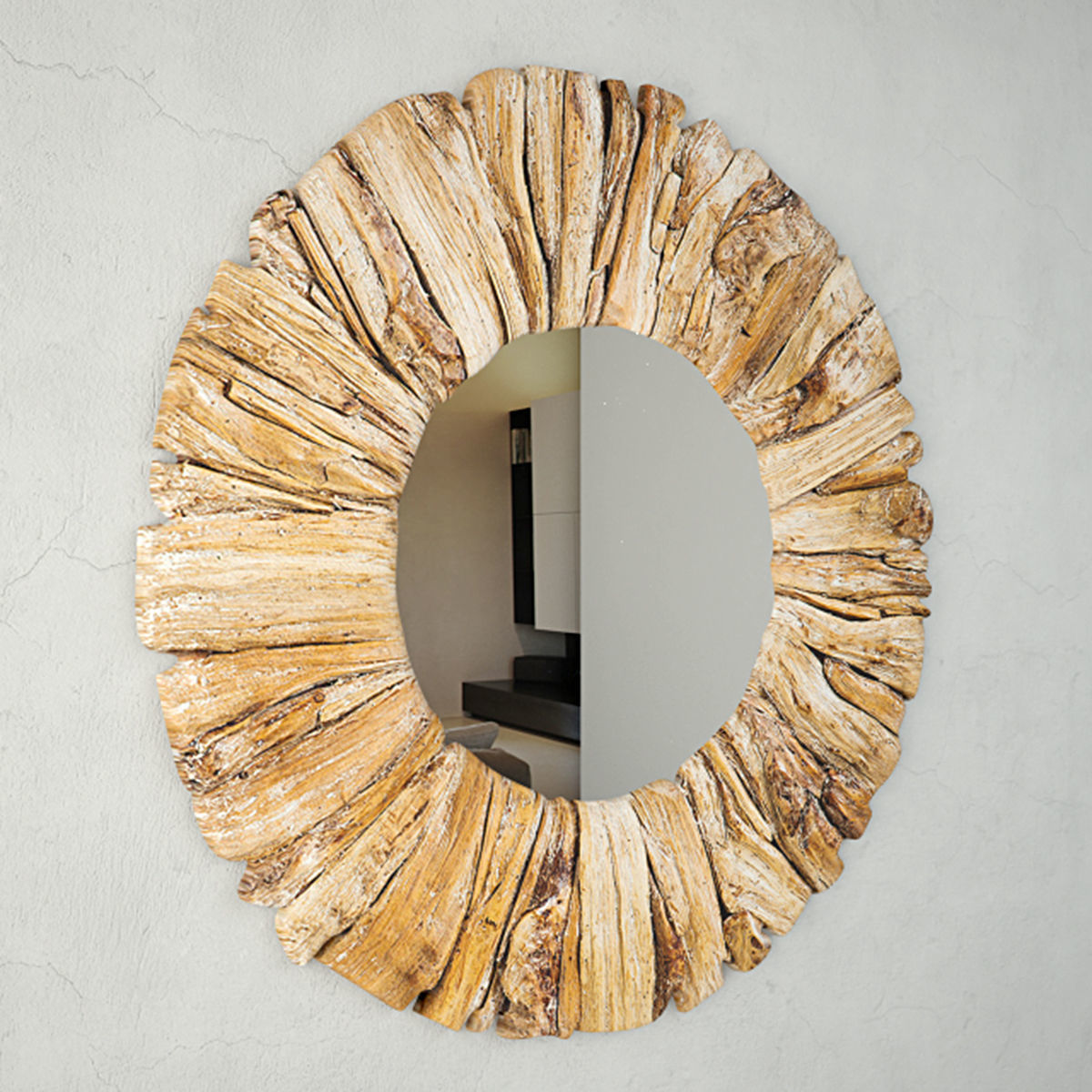 Driftwood Mirror 3D model_3