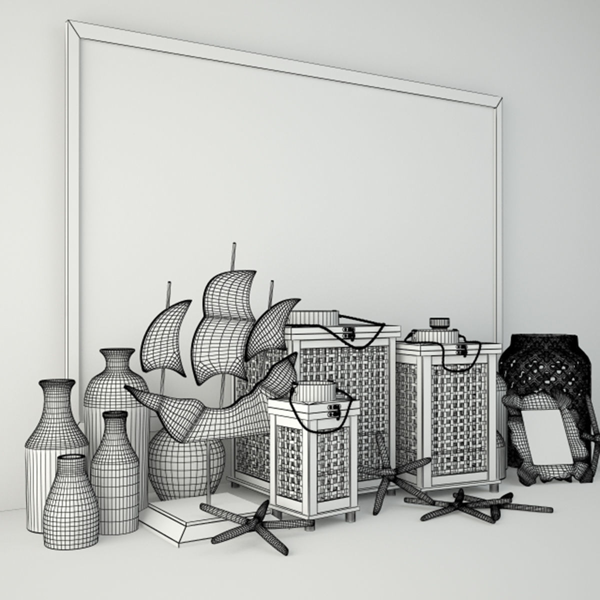 Marine Decoration 3D model_4