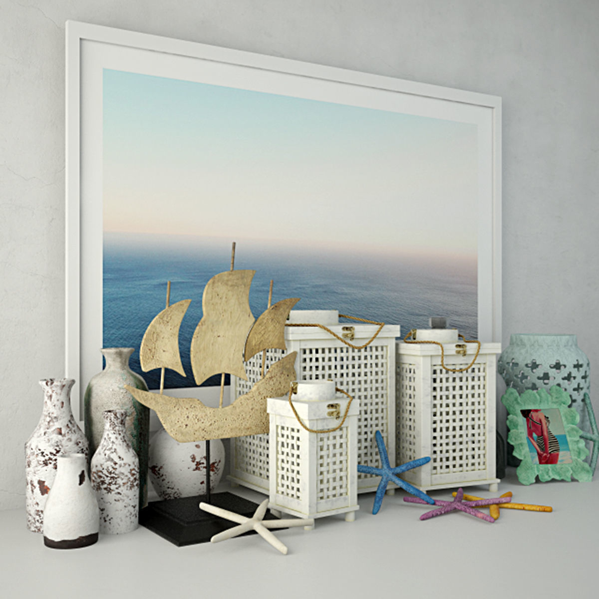 Marine Decoration 3D model_3