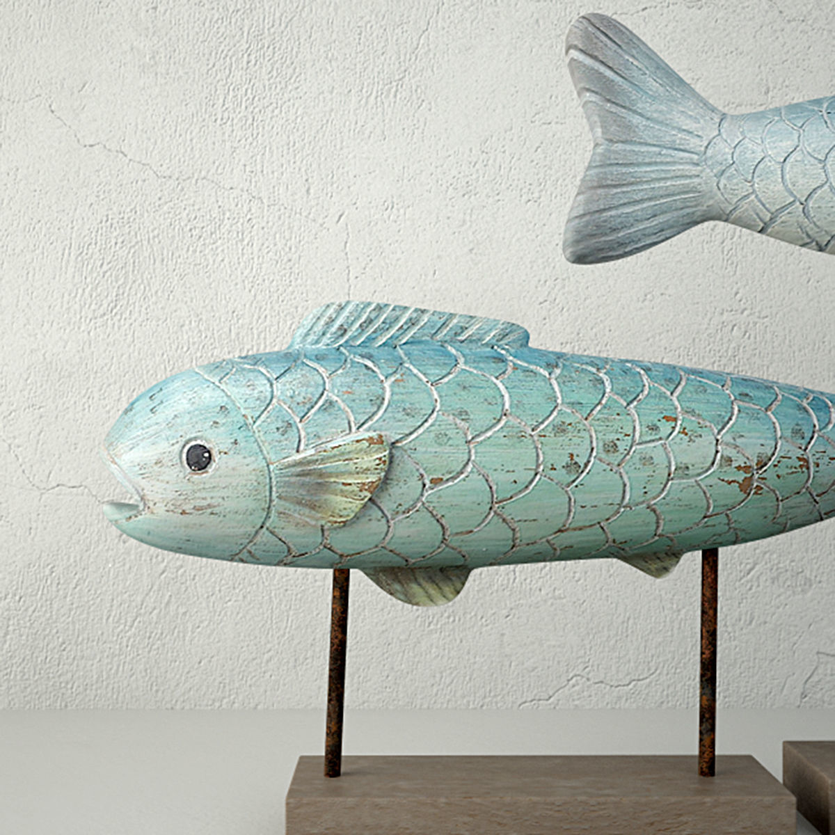 Ocean Fish Figure Set 3D model_3